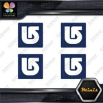 Compatible Burton Snowboards Logo Pack of 4 MINI SIZE Decals Stickers Vinyl - Image 12