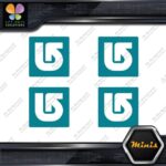 Compatible Burton Snowboards Logo Pack of 4 MINI SIZE Decals Stickers Vinyl - Image 13