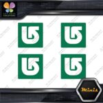 Compatible Burton Snowboards Logo Pack of 4 MINI SIZE Decals Stickers Vinyl - Image 15