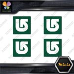 Compatible Burton Snowboards Logo Pack of 4 MINI SIZE Decals Stickers Vinyl - Image 16