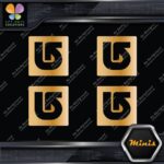 Compatible Burton Snowboards Logo Pack of 4 MINI SIZE Decals Stickers Vinyl - Image 17