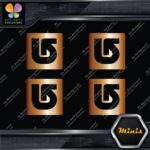 Compatible Burton Snowboards Logo Pack of 4 MINI SIZE Decals Stickers Vinyl - Image 19