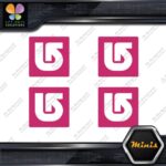 Compatible Burton Snowboards Logo Pack of 4 MINI SIZE Decals Stickers Vinyl - Image 20