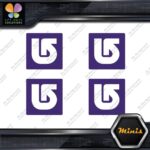 Compatible Burton Snowboards Logo Pack of 4 MINI SIZE Decals Stickers Vinyl - Image 22