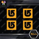 Compatible Burton Snowboards Logo Pack of 4 MINI SIZE Decals Stickers Vinyl - Image 7