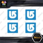 Compatible Burton Snowboards Logo Pack of 4 MINI SIZE Decals Stickers Vinyl - Image 10