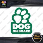 Dog On Board Paw Print Hollow Dogs Animal Love Sign Decals Stickers Vinyl - Image 15