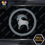 Compatible Backcountry Goat Circle Sports Clothing Apparel Vinyl Decals Stickers - Image 28