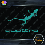 Compatible Audi Quattro Gecko Lizard Name Cars JDM Tuning Vinyl Decals Stickers - Image 13
