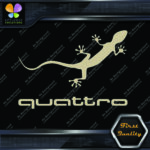 Compatible Audi Quattro Gecko Lizard Name Cars JDM Tuning Vinyl Decals Stickers - Image 17