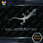 Compatible Audi Quattro Gecko Lizard Name Cars JDM Tuning Vinyl Decals Stickers - Image 20