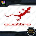 Compatible Audi Quattro Gecko Lizard Name Cars JDM Tuning Vinyl Decals Stickers - Image 4