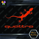 Compatible Audi Quattro Gecko Lizard Name Cars JDM Tuning Vinyl Decals Stickers - Image 9