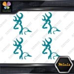 Compatible Browning Deer Duck Heads Hunting 4 MINI SIZE Decals Stickers Vinyl - Image 14