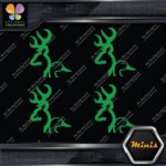 Compatible Browning Deer Duck Heads Hunting 4 MINI SIZE Decals Stickers Vinyl - Image 15