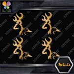 Compatible Browning Deer Duck Heads Hunting 4 MINI SIZE Decals Stickers Vinyl - Image 17
