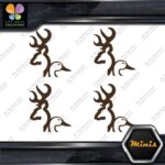 Compatible Browning Deer Duck Heads Hunting 4 MINI SIZE Decals Stickers Vinyl - Image 24