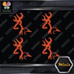 Compatible Browning Deer Duck Heads Hunting 4 MINI SIZE Decals Stickers Vinyl - Image 8