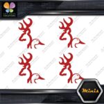 Compatible Browning Deer Duck Heads Hunting 4 MINI SIZE Decals Stickers Vinyl - Image 9