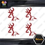 Compatible Browning Deer Duck Heads Hunting 4 MINI SIZE Decals Stickers Vinyl - Image 10