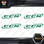 Compatible CCM Modern Hockey Sports Pack of 4 MINI SIZE Decals Stickers Vinyl - Image 15