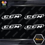 Compatible CCM Modern Hockey Sports Pack of 4 MINI SIZE Decals Stickers Vinyl