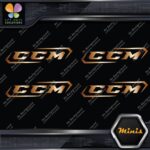 Compatible CCM Modern Hockey Sports Pack of 4 MINI SIZE Decals Stickers Vinyl - Image 19
