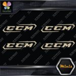 Compatible CCM Modern Hockey Sports Pack of 4 MINI SIZE Decals Stickers Vinyl - Image 23