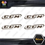 Compatible CCM Modern Hockey Sports Pack of 4 MINI SIZE Decals Stickers Vinyl - Image 24