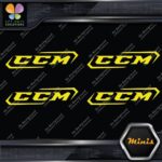 Compatible CCM Modern Hockey Sports Pack of 4 MINI SIZE Decals Stickers Vinyl - Image 5