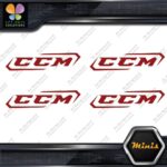 Compatible CCM Modern Hockey Sports Pack of 4 MINI SIZE Decals Stickers Vinyl - Image 9