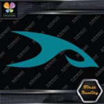 Compatible Kaxon Wave Logo Only Sports Clothing Apparel Vinyl Decals Stickers - Image 13