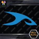 Compatible Kaxon Wave Logo Only Sports Clothing Apparel Vinyl Decals Stickers - Image 10