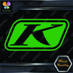 Compatible Klim Emblem Square Block Motorcycles Clothing Vinyl Decals Stickers - Image 15