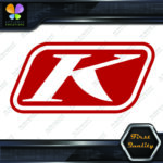 Compatible Klim Emblem Square Block Motorcycles Clothing Vinyl Decals Stickers - Image 6