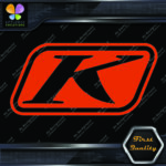 Compatible Klim Emblem Square Block Motorcycles Clothing Vinyl Decals Stickers - Image 9