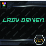 Lady Driven Japanese Josei Banner Tuning Girl Power JDM Vinyl Decals Stickers - Image 13