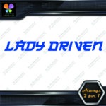 Lady Driven Japanese Josei Banner Tuning Girl Power JDM Vinyl Decals Stickers - Image 15