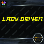 Lady Driven Japanese Josei Banner Tuning Girl Power JDM Vinyl Decals Stickers - Image 16