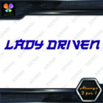 Lady Driven Japanese Josei Banner Tuning Girl Power JDM Vinyl Decals Stickers - Image 17
