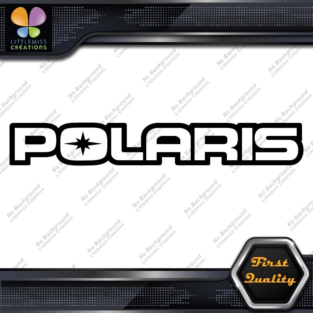 Compatible Polaris Snowmobiles Outlined Star Modern Logo Vinyl Decals Stickers 277491505189 Compatible Polaris Snowmobiles Outlined Star Modern Logo Vinyl Decals Stickers - Image 1