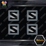Compatible Salomon Skis S in Square Logo 4 MINI SIZE Decals Stickers Vinyl - Image 18