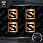 Compatible Salomon Skis S in Square Logo 4 MINI SIZE Decals Stickers Vinyl - Image 19