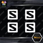 Compatible Salomon Skis S in Square Logo 4 MINI SIZE Decals Stickers Vinyl - Image 3