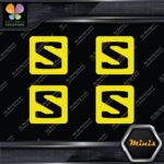 Compatible Salomon Skis S in Square Logo 4 MINI SIZE Decals Stickers Vinyl - Image 5
