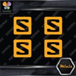 Compatible Salomon Skis S in Square Logo 4 MINI SIZE Decals Stickers Vinyl - Image 6