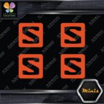 Compatible Salomon Skis S in Square Logo 4 MINI SIZE Decals Stickers Vinyl - Image 7