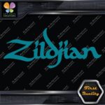 Compatible Zildjian Cymbals Drums Percussions Name Logo Vinyl Decals Stickers - Image 13