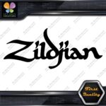 Compatible Zildjian Cymbals Drums Percussions Name Logo Vinyl Decals Stickers
