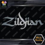 Compatible Zildjian Cymbals Drums Percussions Name Logo Vinyl Decals Stickers - Image 18